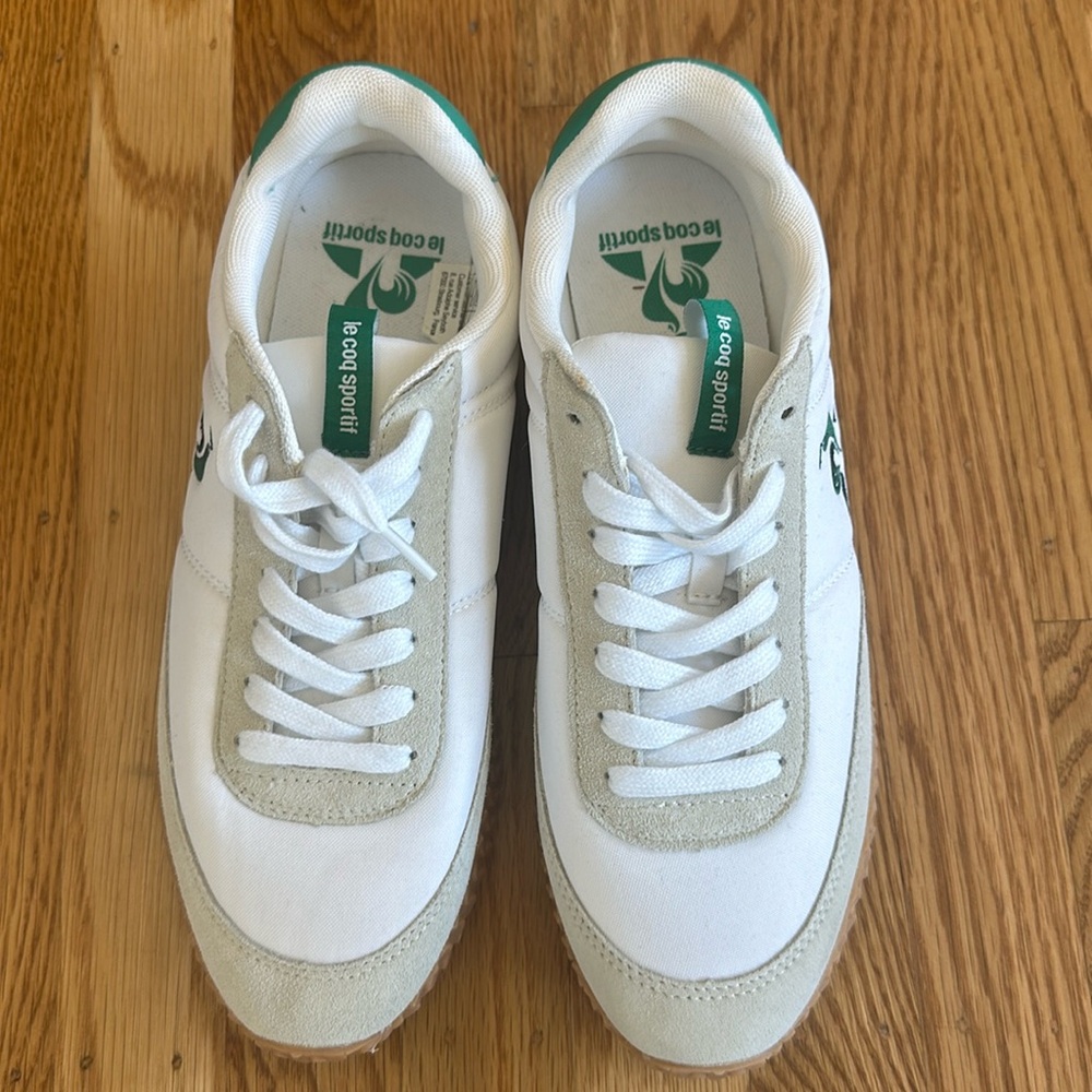 Le Coq Sportif NWB white sneakers.Sz 8.5 Men